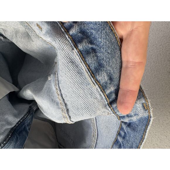 Vintage Carhartt Jeans Mens 36x30 Blue 5 Pocket Logo Patch READ/WORN - Picture 15 of 16